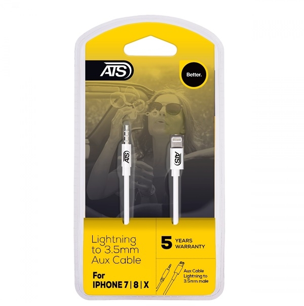 ATS Lightning to 3.5mm Aux Cable