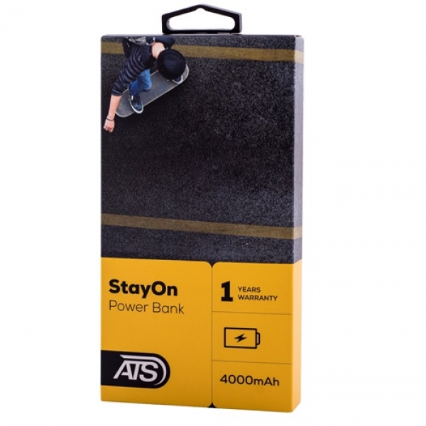 ATS Stay-On 4000mAh Power Bank